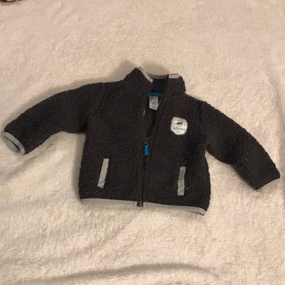 baby boy sherpa jacket